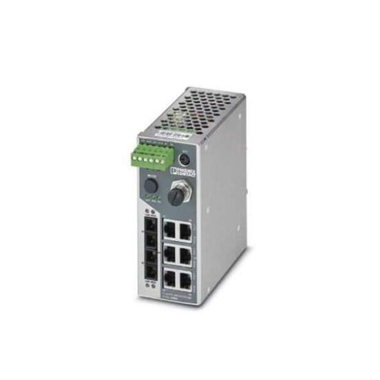 2989556 Phoenix Contact - Industrial Ethernet Switch - FL SWITCH SMN 6TX/2FX SM